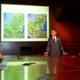 William Gadoury, 15, explains his theory of the existence of an unknown Maya city before scientists at the Canadian Space Agency. (Image: Canadian Space Agency)